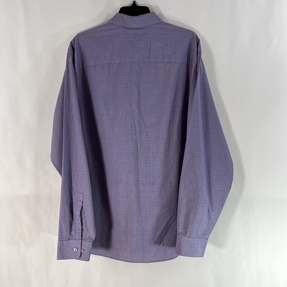 💥💥Calvin Klein XL Purple Gingham Dress Shirt - Picture 2 of 10